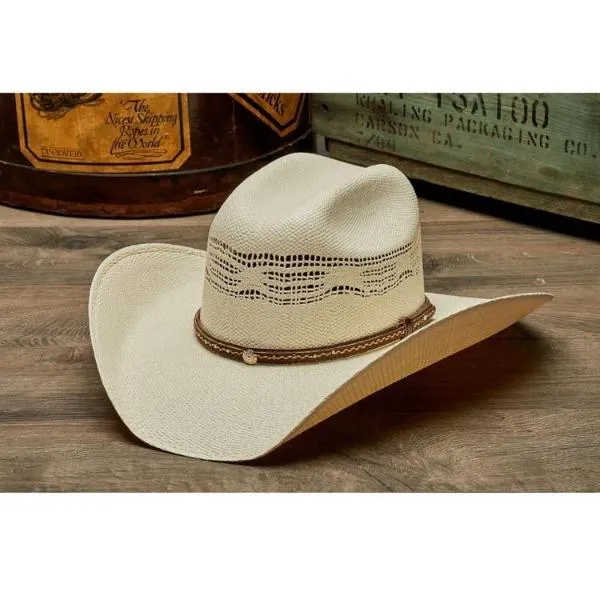 Stampede Bangora Straw Western Hat -The Roan with Venting