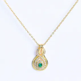 Stunning Shining Zircon Stones Necklace  - Fluffy