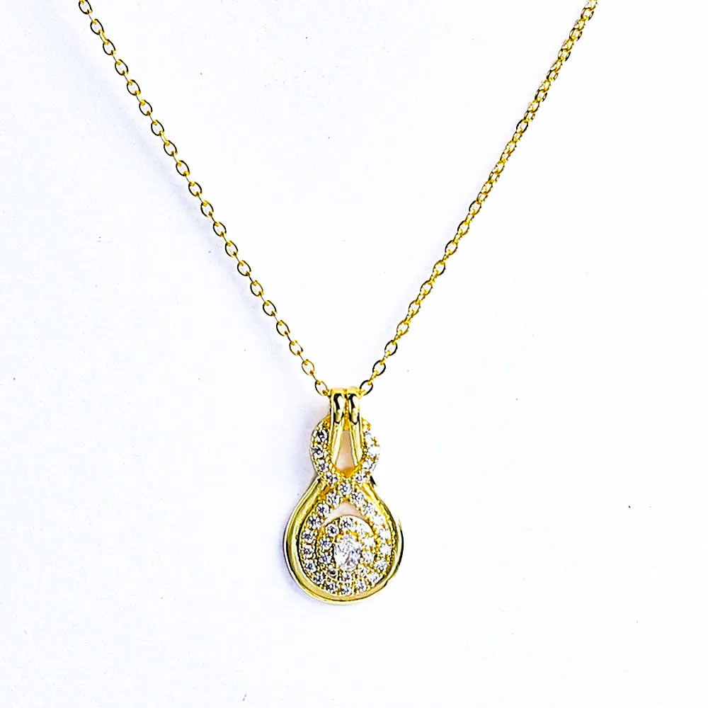 Stunning Shining Zircon Stones Necklace  - Fluffy