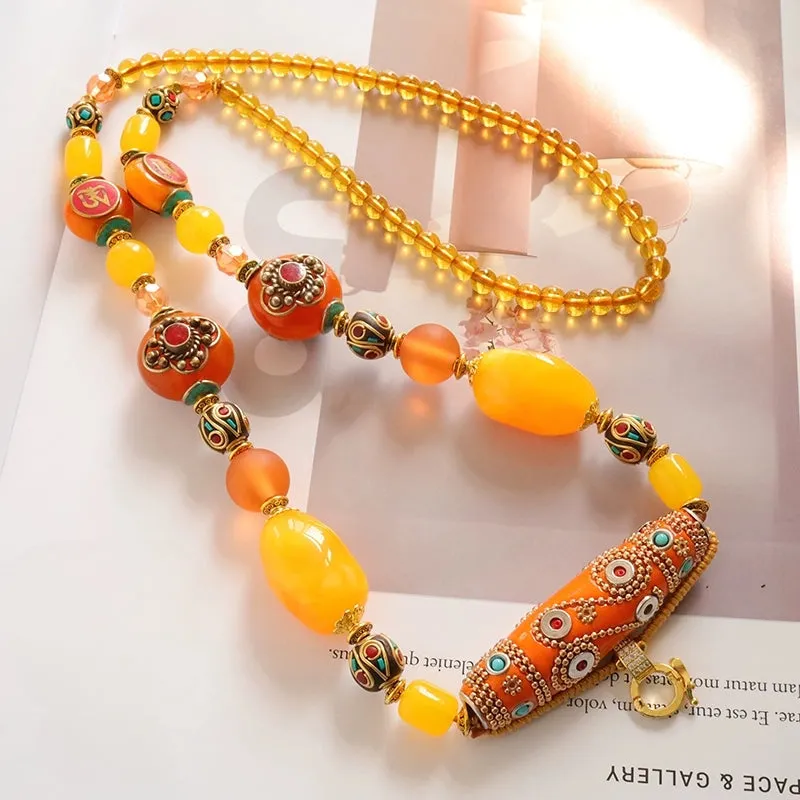 TEEK - Elegant Exotic Thai Amulet Necklace