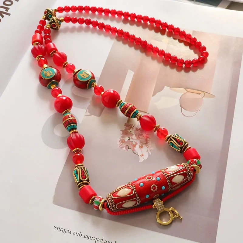 TEEK - Elegant Exotic Thai Amulet Necklace