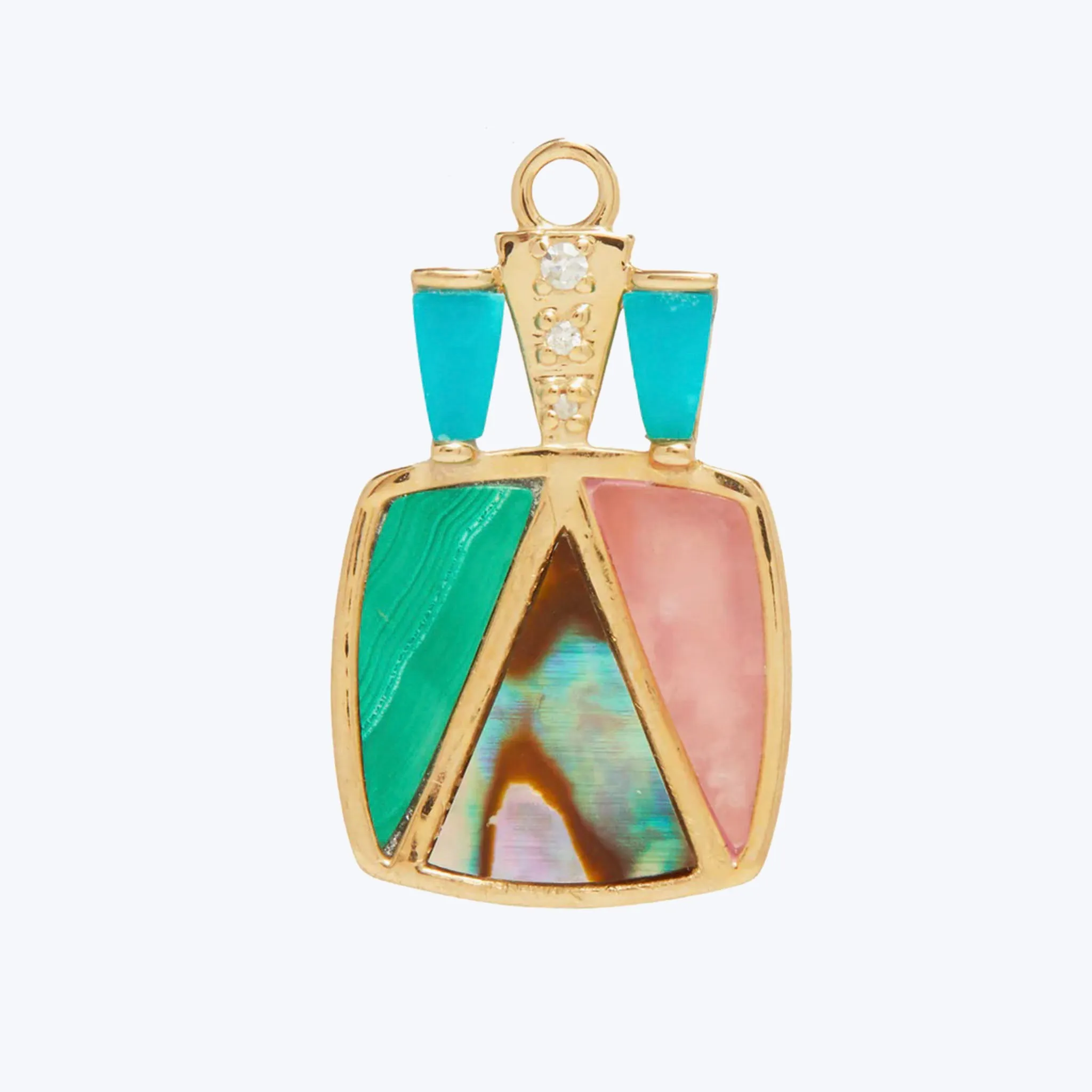 The Deco Charm with Abalone