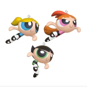 The Powerpuff Girls Blossom™, Bubbles™ and Buttercup™ Ornaments, Set of 3