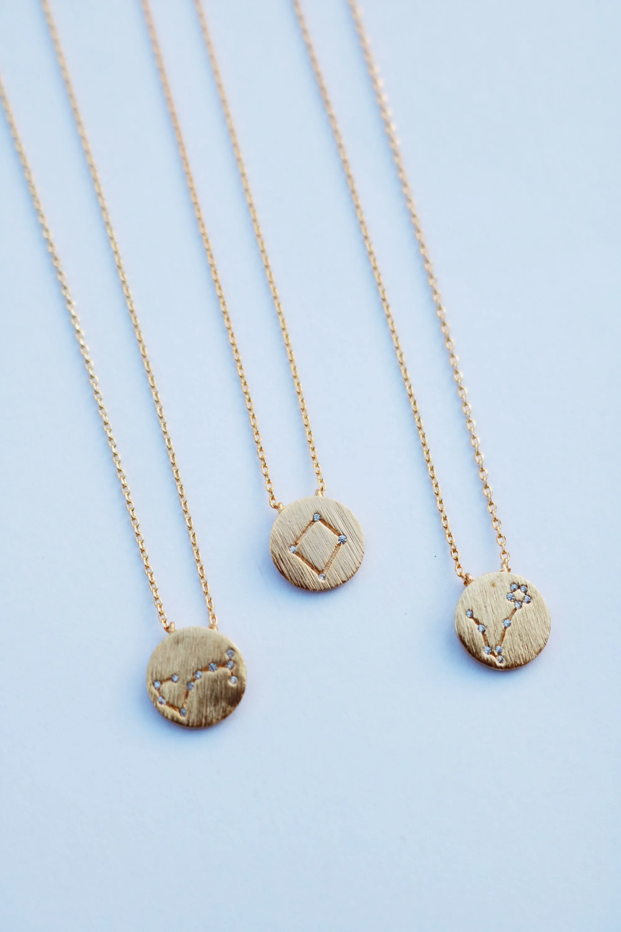 Tiny Charm Zodiac Constellation Necklace