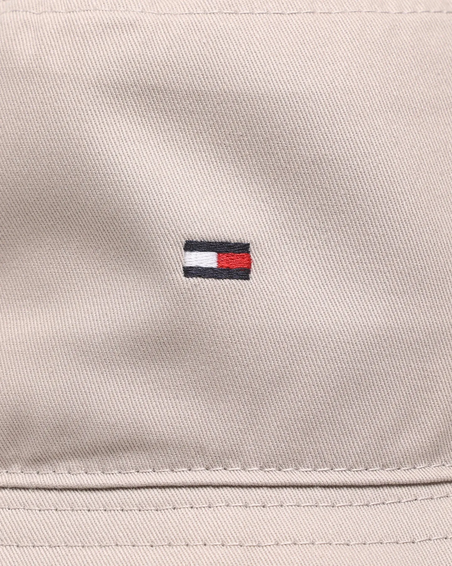 Tommy Hilfiger Flag Bucket Hat Stone