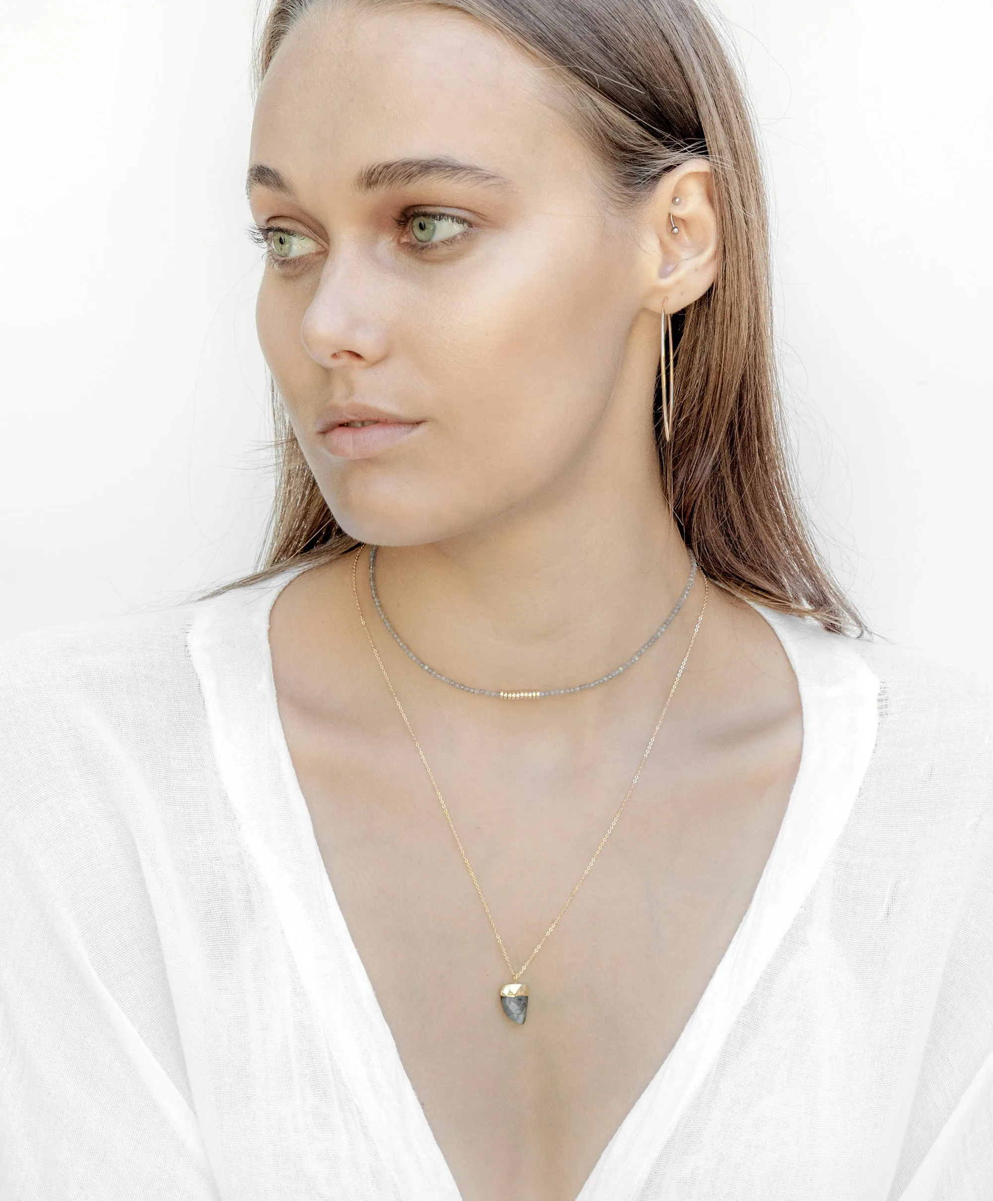 Tosca Choker Necklace - Labradorite