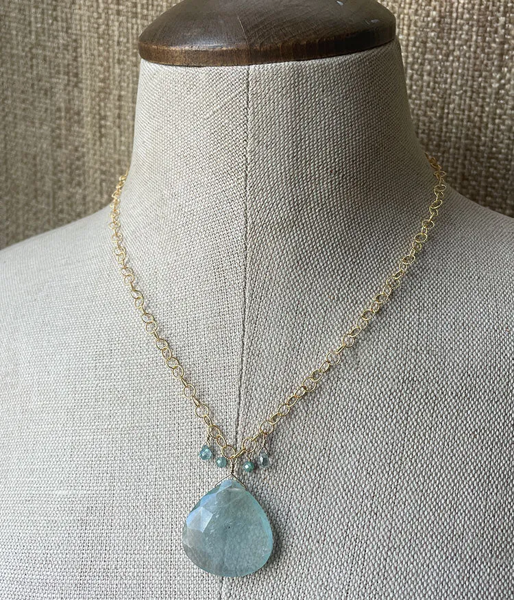 Tranquil Aquamarine Necklace