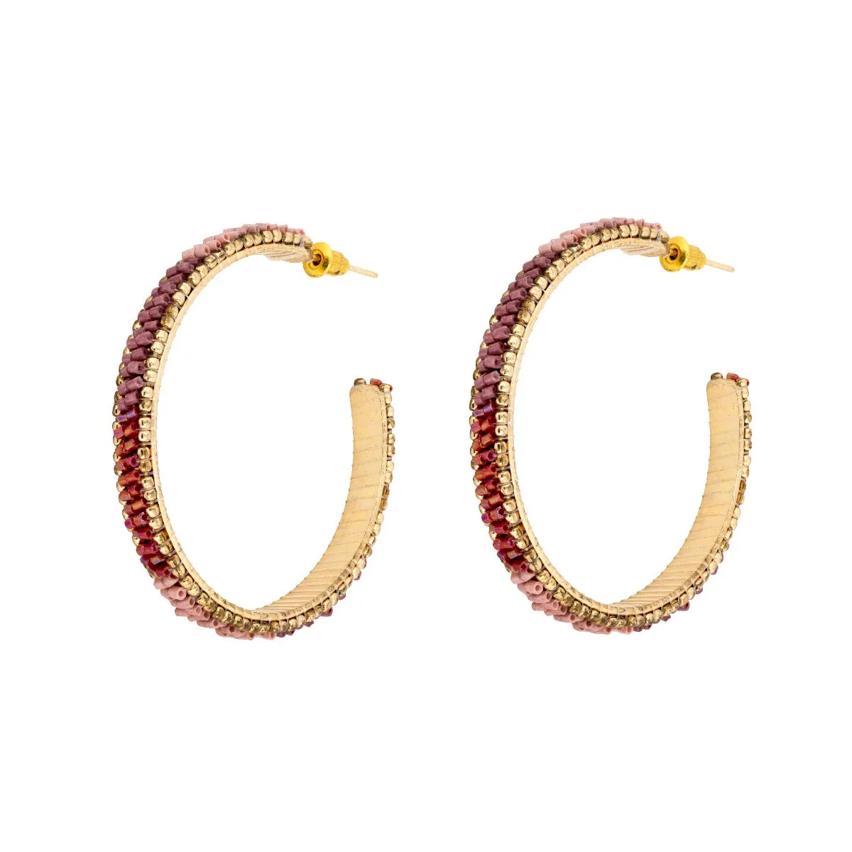 Tropea Beaded Hoops