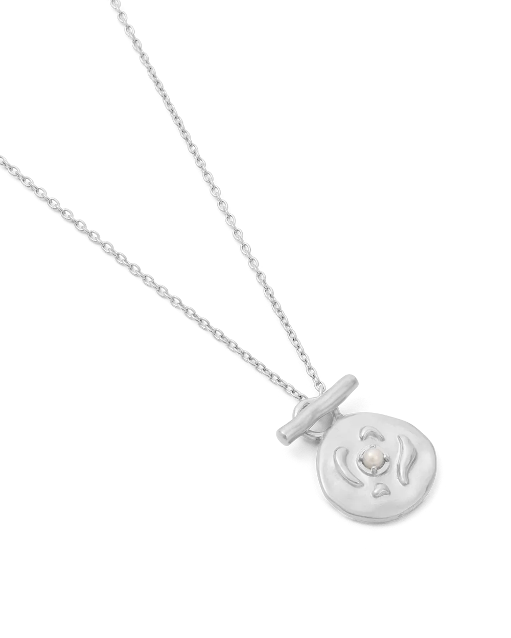 VACANZA COIN NECKLACE (STERLING SILVER)