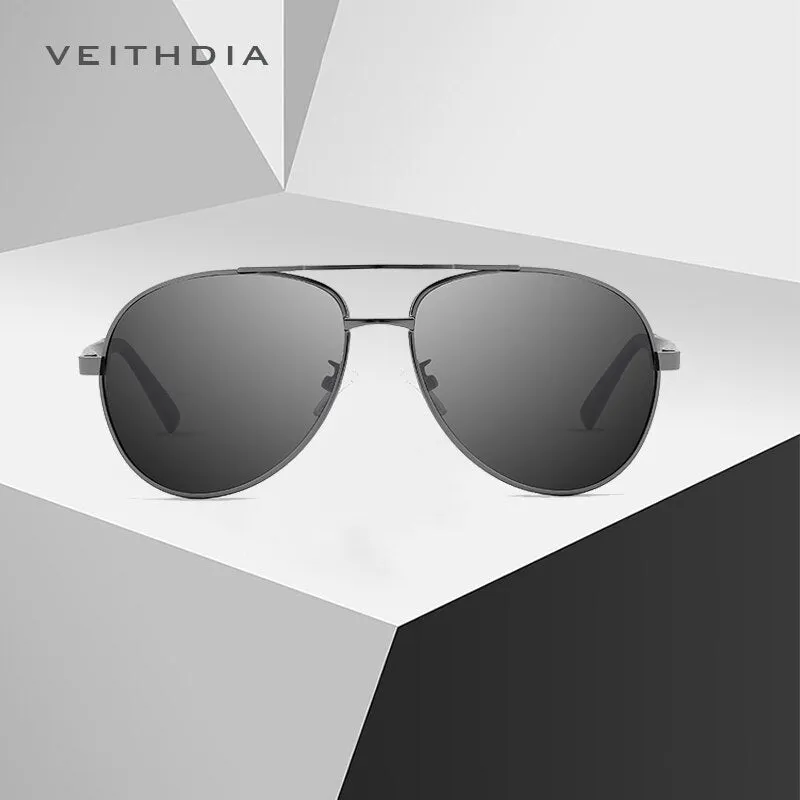 VEITHDIA  Classic Aviator Style Polarized Men's Sunglasses