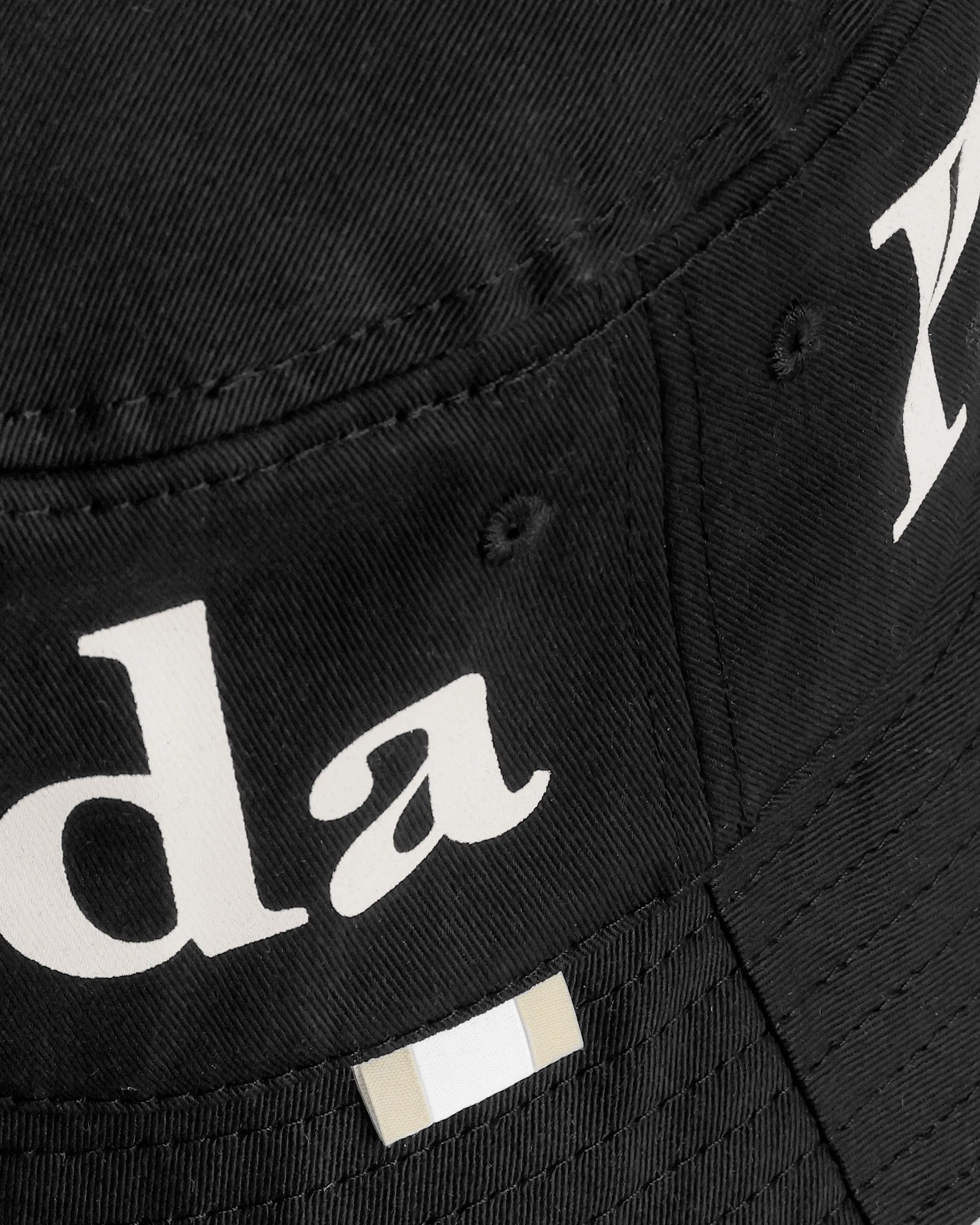 Wordmark Bucket Hat Black